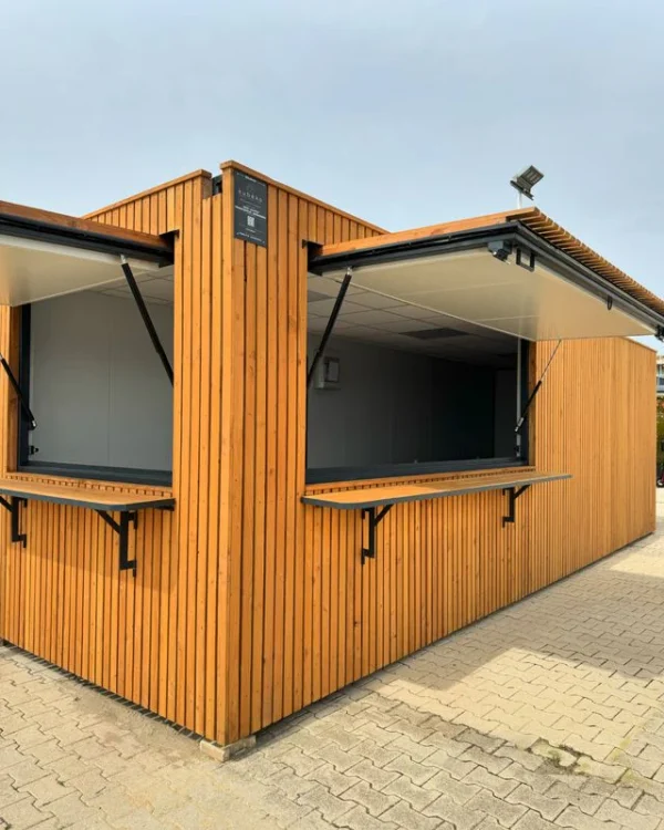 Conteneur commercial (kiosque à snacks – bureau – supérette)