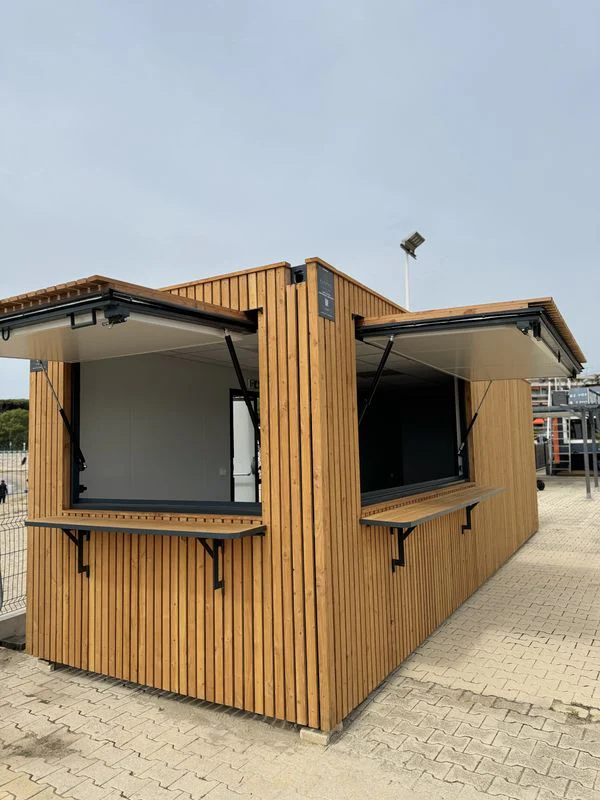 Conteneur commercial (kiosque à snacks – bureau – supérette)